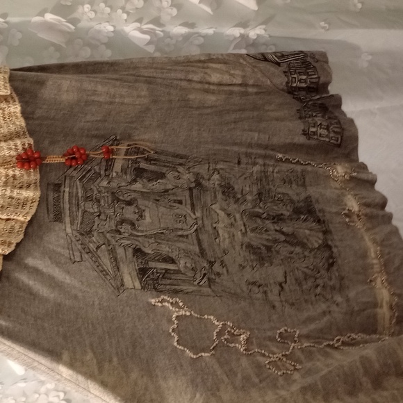 Save the queen size large dress. Beautiful. Made in Italy - Picture 3 of 8